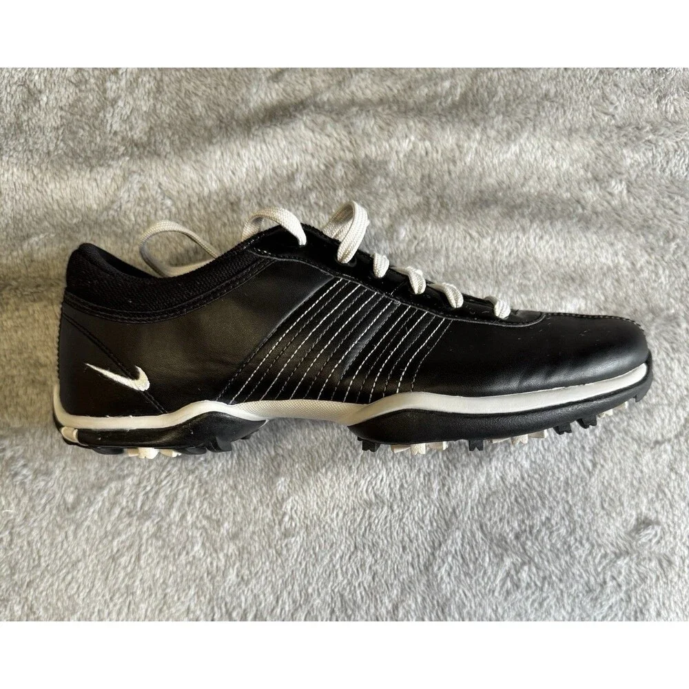 NIKE WOMEN'S DELIGHT II GOLF SHOES BLACK / WHITE 335938-001 - 7.5